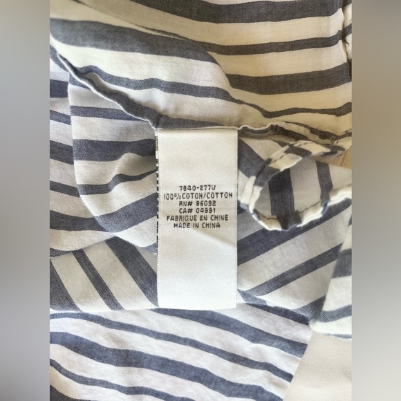 Casual Striped Roll Up Sleeve Shirt for Women’s - Picture 6 of 10